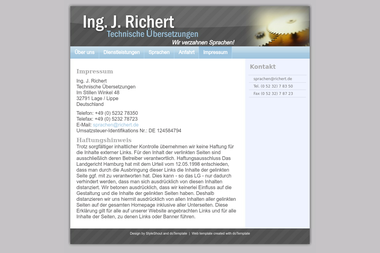 richert.de/imprint.html - Übersetzer Lage
