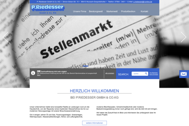 riedesser-gmbh.de - Wasserinstallateur Bad Wurzach