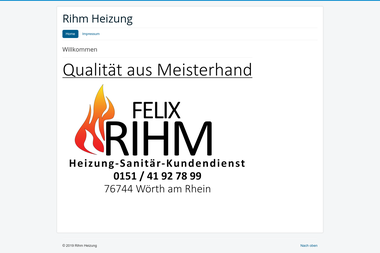 rihm.de - Heizungsbauer Wörth Am Rhein