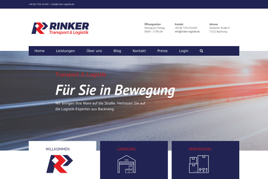 rinker-transporte.de - Umzugsunternehmen Backnang