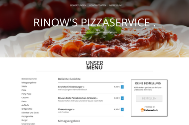 rinowspizzaservice.de - Catering Services Uetersen