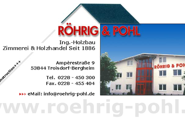 roehrig-pohl.de - Zimmerei Troisdorf