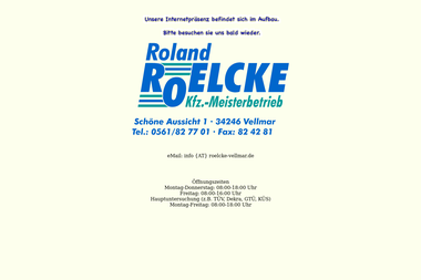 roelcke-vellmar.de - Autowerkstatt Vellmar
