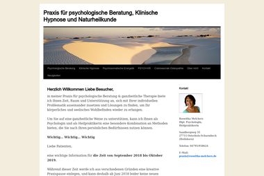 roswitha-melchers.de - Psychotherapeut Osterholz-Scharmbeck