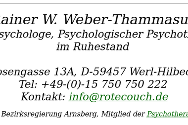 rotecouch.de - Psychotherapeut Hamm