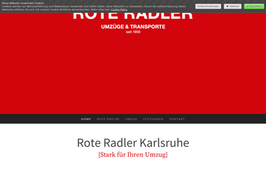 rote-radler-ka.de - Umzugsunternehmen Karlsruhe