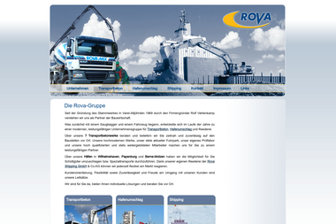 rova-mix.de - Straßenbauunternehmen Varel