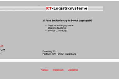 rt-logistiksysteme.com - Kurier Papenburg