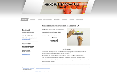 rueckbau-hannover.de - Abbruchunternehmen Hannover