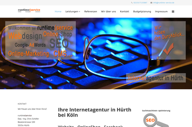 runtime-service.de - SEO Agentur Hürth
