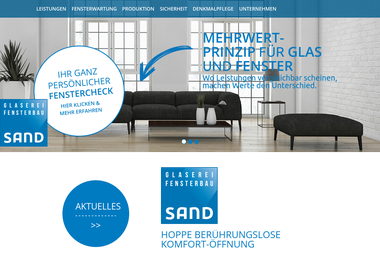 sand-glas.de - Fenster Karlsruhe