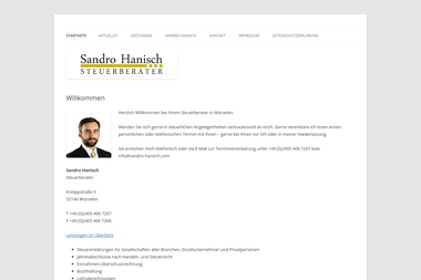 sandro-hanisch.com - Finanzdienstleister Würselen