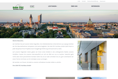 san-tec-hochbau.de - Hochbauunternehmen Leipzig