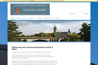 sattler-weber.com - Baugutachter Trier