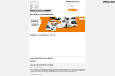 saturn.de/webapp/wcs/stores/servlet/MultiChannelMarketInfo - Anlage Rostock