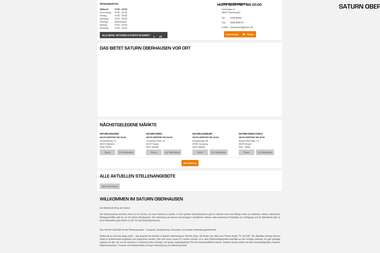 saturn.de/webapp/wcs/stores/servlet/MultiChannelMarketInfo - Anlage Oberhausen