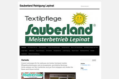 sauberland-lepinat.de - Chemische Reinigung Delmenhorst
