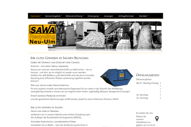 sawa-recycling.de - Containerverleih Neu-Ulm