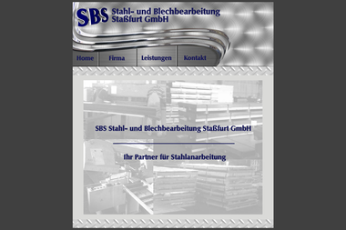 sbs-stahl.de - Tiefbauunternehmen Stassfurt