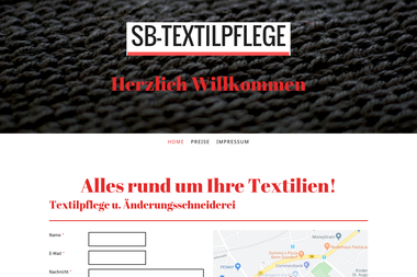 sb-textilpflege.com - Schneiderei Bonn