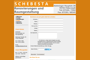 schebesta-info.de/kontakt.html - Bodenleger Filderstadt