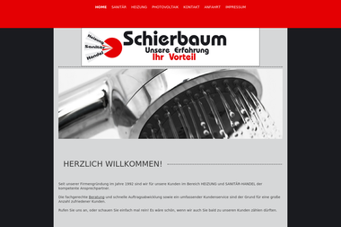 schierbaum-handel.de - Wasserinstallateur Enger