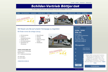 schilder-boettjer.de - Marketing Manager Osterholz-Scharmbeck