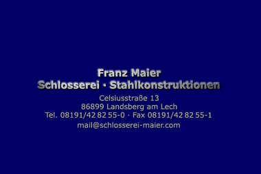 schlosserei-maier.com - Schlosser Landsberg Am Lech