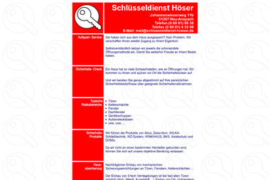 schluesseldienst-hoeser.de - Schlosser Neu-Anspach