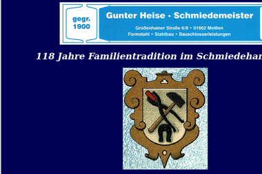 schmiedemeister-gunter-heise.de - Stahlbau Meissen