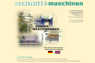 schmitt-maschinen.com - Förderbänder Hersteller Aschaffenburg