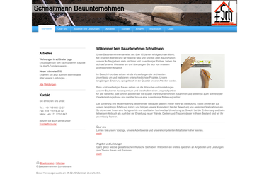 schnaitmann-bau.de - Maurerarbeiten Weinstadt