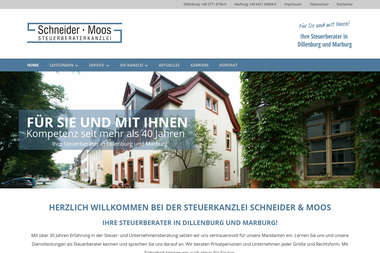 schneider-moos.com - Steuerberater Marburg