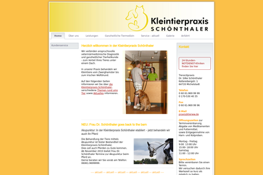schoenthaler-vet.de - Tiermedizin Michelstadt