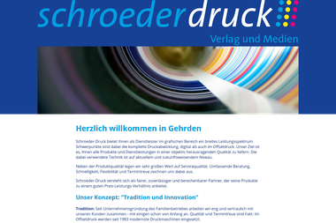 schroeder-druck.de - Druckerei Gehrden