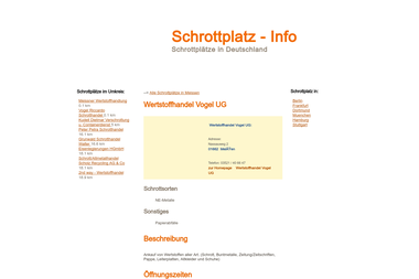 schrottplatz-info.de/schrottplatz/Meissen/Wertstoffhandel-Vogel-UG - Containerverleih Meissen