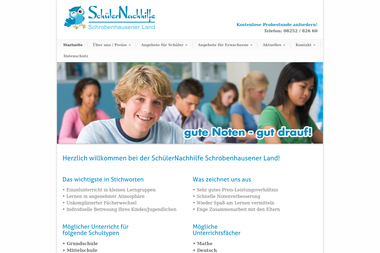 schuelernachhilfe-sob.de - Nachhilfelehrer Schrobenhausen