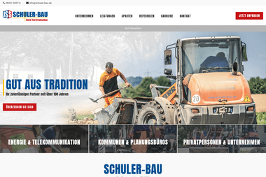 schuler-bau.de - Straßenbauunternehmen Mosbach