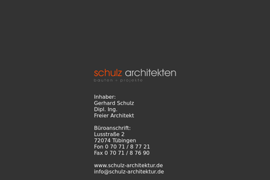 schulz-architektur.de - Architektur Tübingen