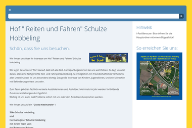 schulzehobbeling.de/index2.php - Reitschule Telgte