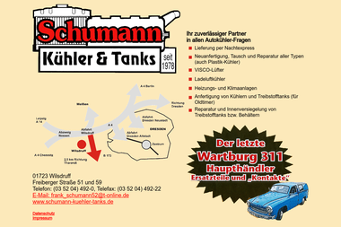 schumann-kuehler-tanks.de - Klimaanlagenbauer Wilsdruff