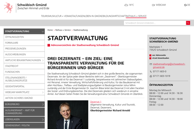 schwaebisch-gmuend.de/5715-Adressen.html - Marketing Manager Schwäbisch Gmünd
