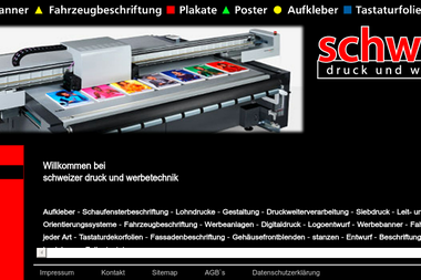 schweizer-siebdruckerei.de - Werbeagentur Renningen