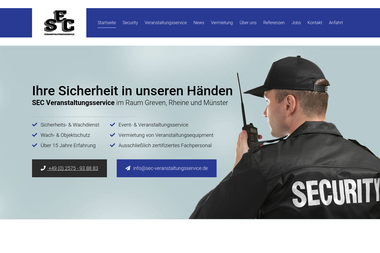 sec-veranstaltungsservice.de - Sicherheitsfirma Greven