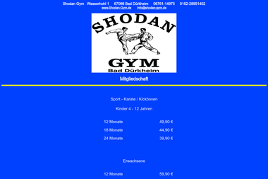 shodan-gym.de/preisliste_badduerkheim.html - Selbstverteidigung Bad Dürkheim