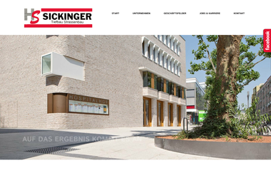 sickinger-bau.de - Straßenbauunternehmen Gerlingen