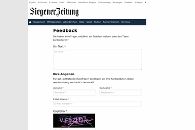 siegener-zeitung.de/web/siegener-zeitung/kontakt - Druckerei Kreuztal