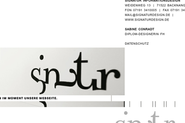 signaturdesign.de - Web Designer Backnang