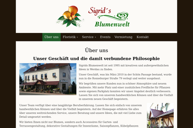 sigridsblumenwelt.de - Blumengeschäft Werdau