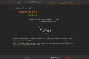 sinewing.com - Tonstudio Waldkirch